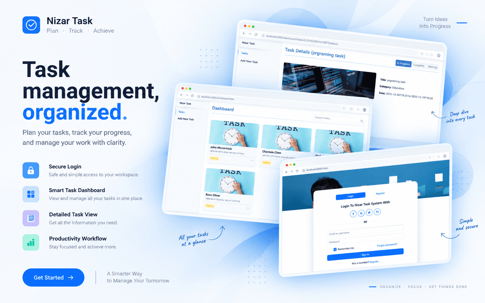 Advanced Task Management App cover
