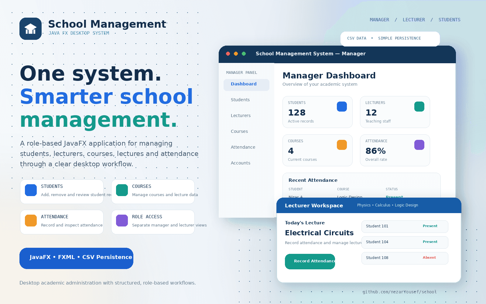 School Management System cover